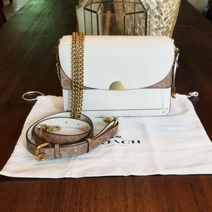 Coach Dreamer Shoulder bag in Chalk and Signature CC